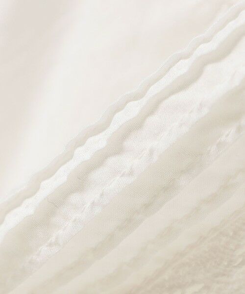 SHIPS / シップス シャツ・ブラウス | quaranciel:〈洗濯機可能〉コットン レース ライン スクエア ネック ブラウス | 詳細10