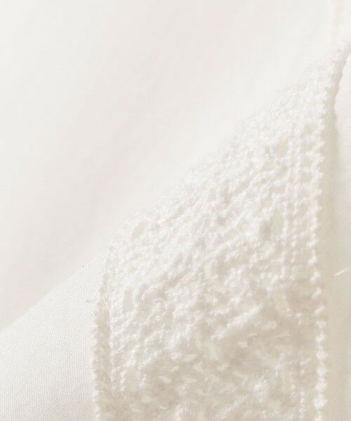 SHIPS / シップス シャツ・ブラウス | quaranciel:〈洗濯機可能〉コットン レース ライン フリル パフスリーブ ブラウス | 詳細10