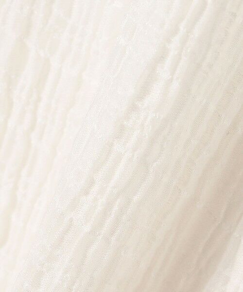 SHIPS / シップス シャツ・ブラウス | quaranciel:〈洗濯機可能〉スタンドカラー シアー フリル ハーフスリーブ ブラウス | 詳細9