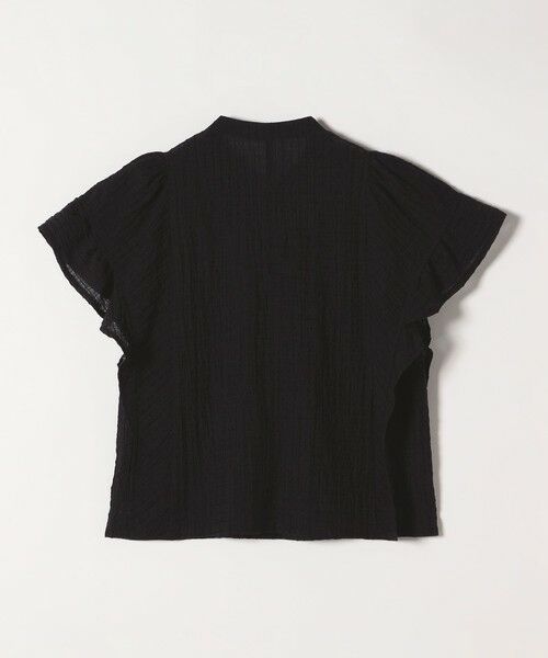 SHIPS / シップス シャツ・ブラウス | quaranciel:〈洗濯機可能〉スタンドカラー シアー フリル ハーフスリーブ ブラウス | 詳細19