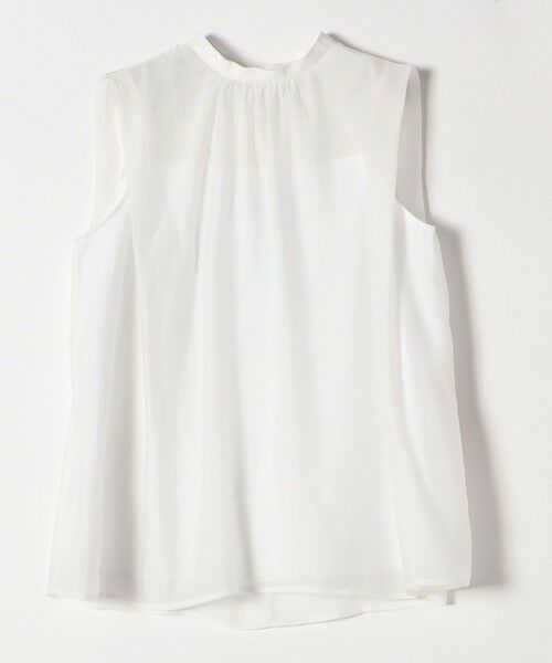SHIPS / シップス シャツ・ブラウス | quaranciel:〈洗濯機可能〉シアー ハイネック ノースリーブ ギャザー ブラウス | 詳細10