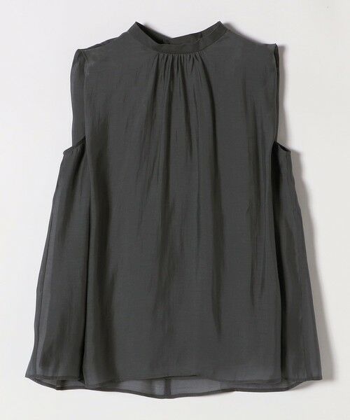 SHIPS / シップス シャツ・ブラウス | quaranciel:〈洗濯機可能〉シアー ハイネック ノースリーブ ギャザー ブラウス | 詳細21