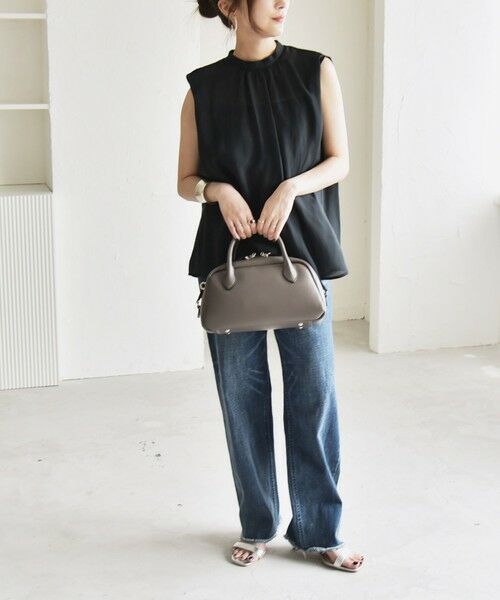 SHIPS / シップス シャツ・ブラウス | quaranciel:〈洗濯機可能〉シアー ハイネック ノースリーブ ギャザー ブラウス | 詳細23