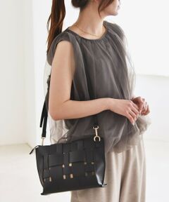 SHIPS / シップス Tシャツ | quaranciel:〈手洗い可能〉チュール バルーン ノースリーブ プルオーバー