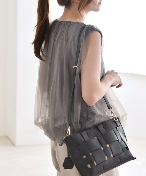 SHIPS / シップス Tシャツ | quaranciel:〈手洗い可能〉チュール バルーン ノースリーブ プルオーバー | 詳細10