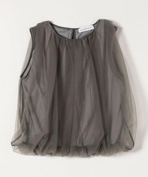 SHIPS / シップス Tシャツ | quaranciel:〈手洗い可能〉チュール バルーン ノースリーブ プルオーバー | 詳細12
