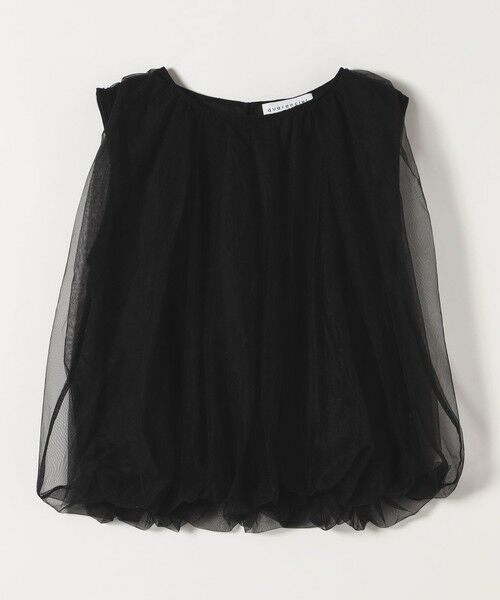 SHIPS / シップス Tシャツ | quaranciel:〈手洗い可能〉チュール バルーン ノースリーブ プルオーバー | 詳細26