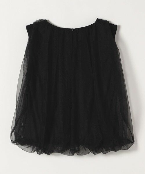 SHIPS / シップス Tシャツ | quaranciel:〈手洗い可能〉チュール バルーン ノースリーブ プルオーバー | 詳細27