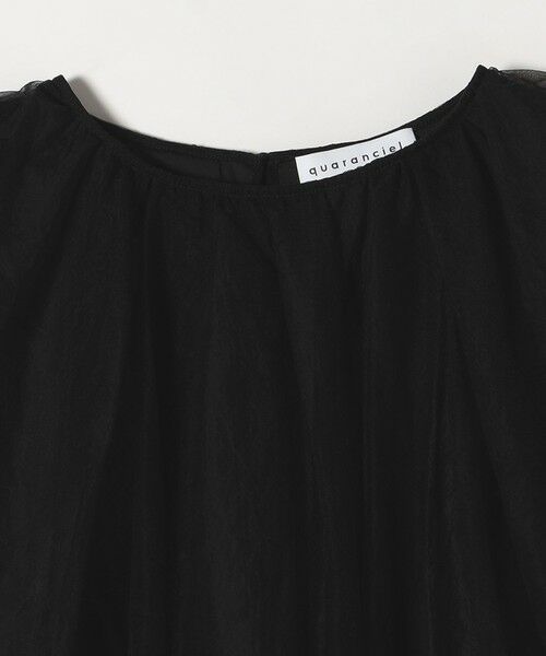 SHIPS / シップス Tシャツ | quaranciel:〈手洗い可能〉チュール バルーン ノースリーブ プルオーバー | 詳細28