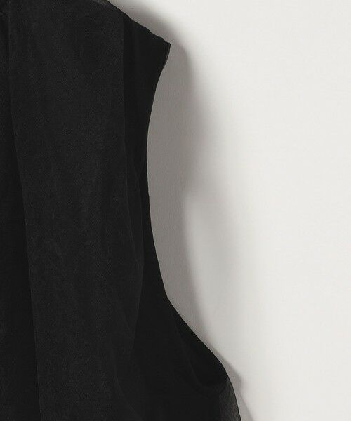 SHIPS / シップス Tシャツ | quaranciel:〈手洗い可能〉チュール バルーン ノースリーブ プルオーバー | 詳細30