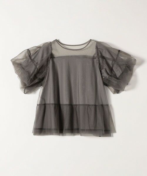 SHIPS / シップス カットソー | quaranciel:〈手洗い可能〉チュール パフスリーブ ドッキング プルオーバー | 詳細9