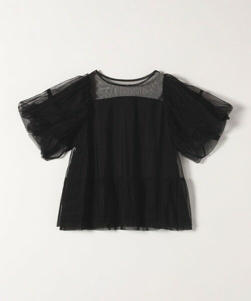 SHIPS / シップス カットソー | quaranciel:〈手洗い可能〉チュール パフスリーブ ドッキング プルオーバー | 詳細23