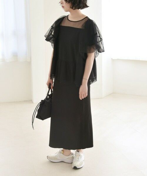 SHIPS / シップス カットソー | quaranciel:〈手洗い可能〉チュール パフスリーブ ドッキング プルオーバー | 詳細15