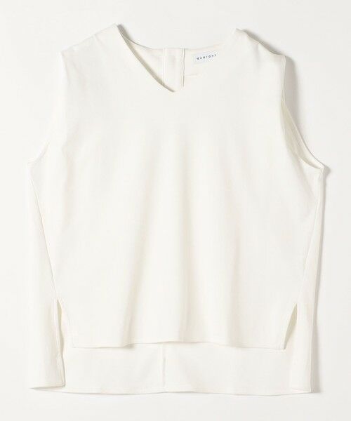 SHIPS / シップス Tシャツ | quaranciel:〈接触冷感/汗染み防止加工/洗濯機可能〉Vネック ノースリーブ プルオーバー | 詳細9
