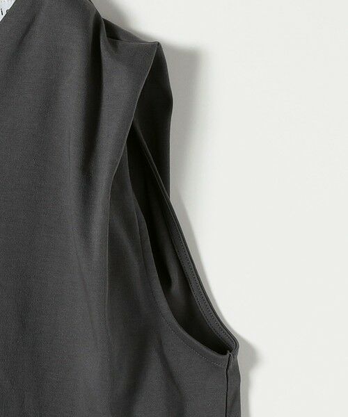 SHIPS / シップス Tシャツ | quaranciel:〈接触冷感/汗染み防止加工/洗濯機可能〉Vネック ノースリーブ プルオーバー | 詳細21