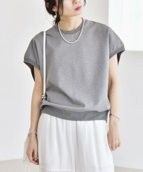 SHIPS / シップス Tシャツ | quaranciel:〈洗濯機可能〉ライト ポンチ コンパクト フレンチスリーブ TEE | 詳細21