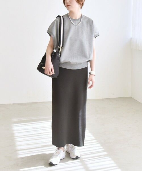 SHIPS / シップス Tシャツ | quaranciel:〈洗濯機可能〉ライト ポンチ コンパクト フレンチスリーブ TEE | 詳細23