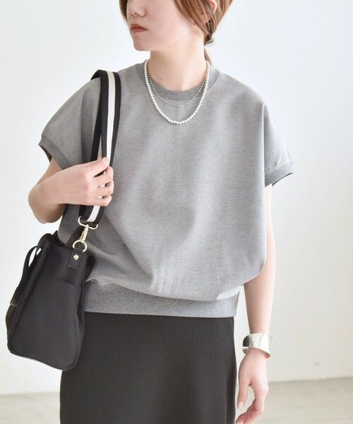 SHIPS / シップス Tシャツ | quaranciel:〈洗濯機可能〉ライト ポンチ コンパクト フレンチスリーブ TEE | 詳細24