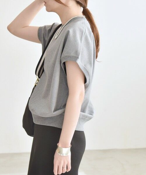 SHIPS / シップス Tシャツ | quaranciel:〈洗濯機可能〉ライト ポンチ コンパクト フレンチスリーブ TEE | 詳細25