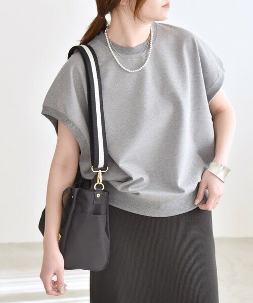 SHIPS / シップス Tシャツ | quaranciel:〈洗濯機可能〉ライト ポンチ コンパクト フレンチスリーブ TEE | 詳細26