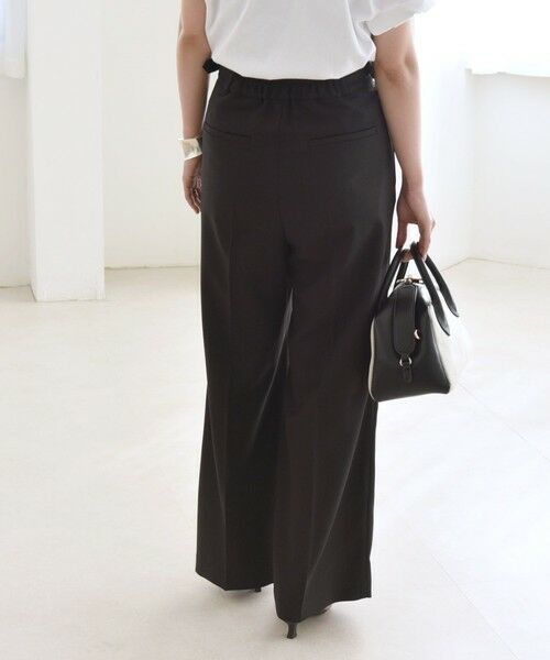 SHIPS / シップス その他パンツ | quaranciel:〈洗濯機可能〉ウーステッド ハイウエスト グルカ ワイド パンツ | 詳細14