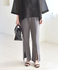 SHIPS / シップス その他パンツ | quaranciel:〈接触冷感/汗染み防止加工/洗濯機可能〉スリット イージー パンツ