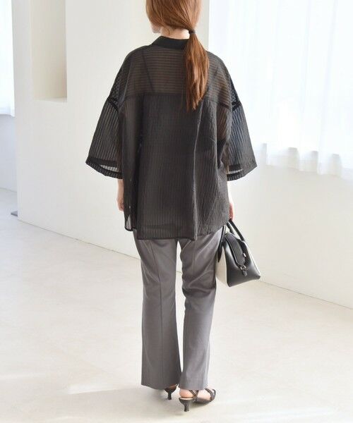 SHIPS / シップス その他パンツ | quaranciel:〈接触冷感/汗染み防止加工/洗濯機可能〉スリット イージー パンツ | 詳細2