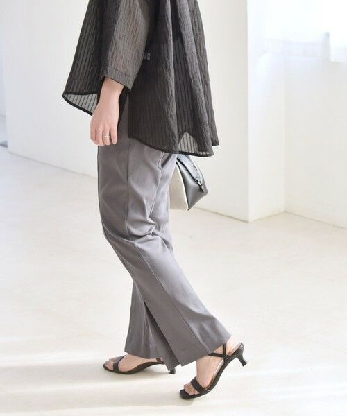 SHIPS / シップス その他パンツ | quaranciel:〈接触冷感/汗染み防止加工/洗濯機可能〉スリット イージー パンツ | 詳細6