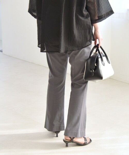 SHIPS / シップス その他パンツ | quaranciel:〈接触冷感/汗染み防止加工/洗濯機可能〉スリット イージー パンツ | 詳細8