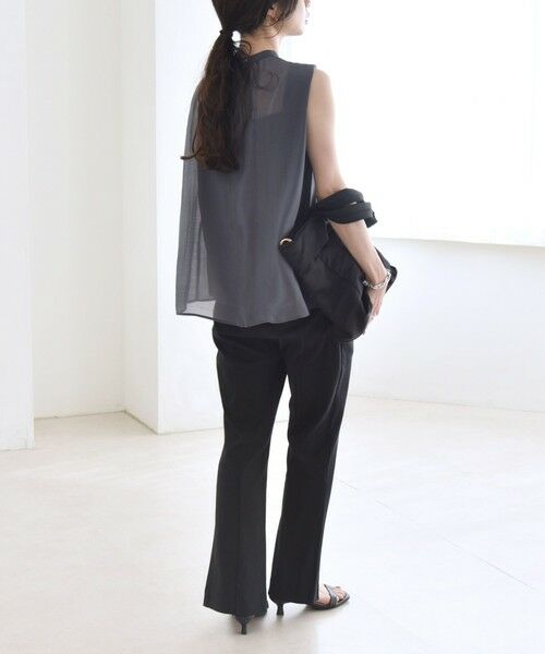 SHIPS / シップス その他パンツ | quaranciel:〈接触冷感/汗染み防止加工/洗濯機可能〉スリット イージー パンツ | 詳細20