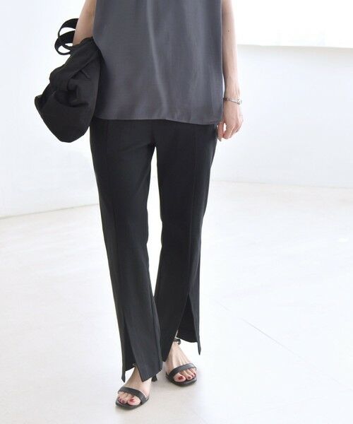 SHIPS / シップス その他パンツ | quaranciel:〈接触冷感/汗染み防止加工/洗濯機可能〉スリット イージー パンツ | 詳細21