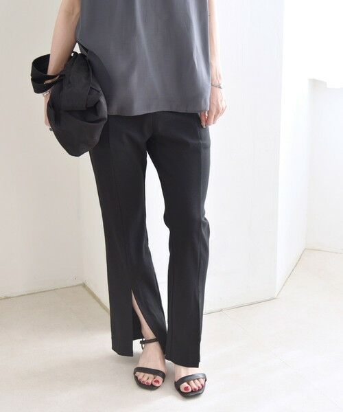 SHIPS / シップス その他パンツ | quaranciel:〈接触冷感/汗染み防止加工/洗濯機可能〉スリット イージー パンツ | 詳細22