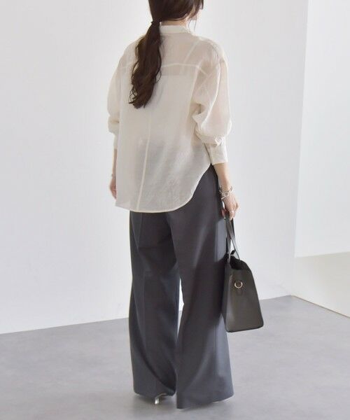 SHIPS / シップス その他パンツ | quaranciel:〈手洗い可能〉ウエスト ライン イージー ワイド パンツ 2 | 詳細2