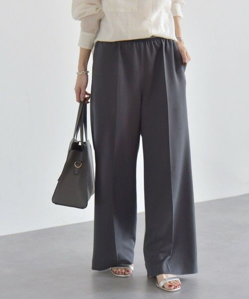 SHIPS / シップス その他パンツ | quaranciel:〈手洗い可能〉ウエスト ライン イージー ワイド パンツ 2 | 詳細4