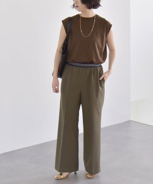 SHIPS / シップス その他パンツ | quaranciel:〈手洗い可能〉ウエスト ライン イージー ワイド パンツ 2 | 詳細26