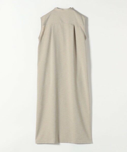 SHIPS / シップス ロング・マキシ丈ワンピース | quaranciel:〈洗濯機可能〉ウーステッド ノースリーブ バンドカラー シャツ ワンピース | 詳細13