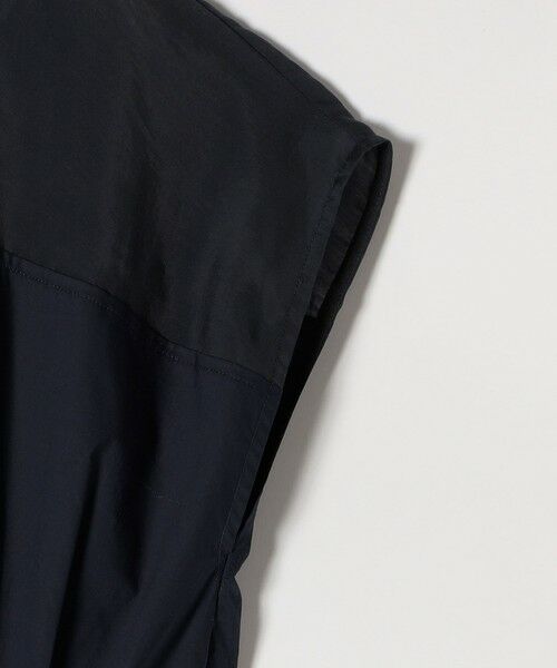 SHIPS / シップス ロング・マキシ丈ワンピース | quaranciel :〈洗濯機可能〉シアー ドッキング Vネック フレンチスリーブ ワンピース | 詳細28