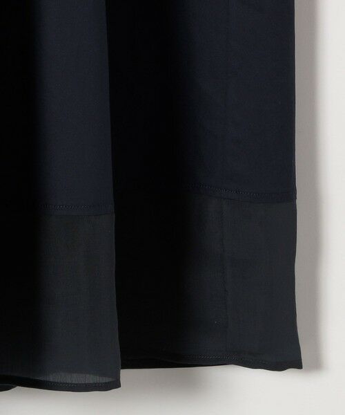 SHIPS / シップス ロング・マキシ丈ワンピース | quaranciel :〈洗濯機可能〉シアー ドッキング Vネック フレンチスリーブ ワンピース | 詳細30