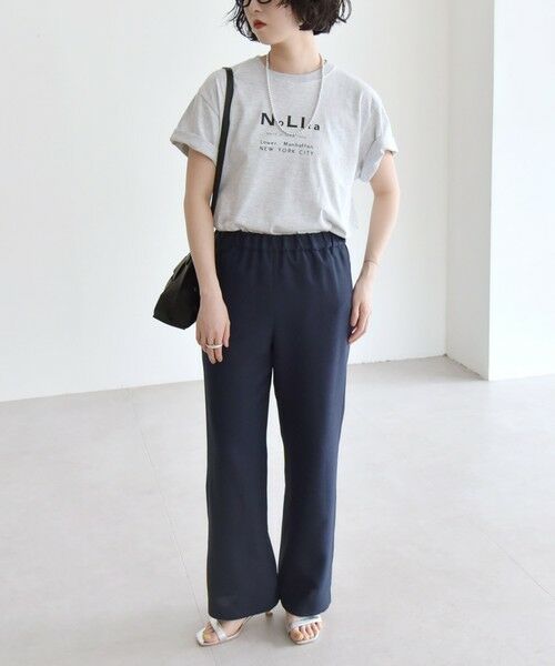 SHIPS / シップス ロング・マキシ丈ワンピース | quaranciel:〈洗濯機可能〉リネン ライク スキッパー シャツ ワンピース＆パンツ セットアップ | 詳細29