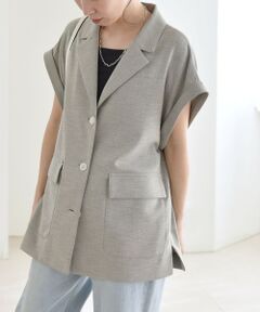 SHIPS / シップス テーラードジャケット | quaranciel: ウーステッド フレンチスリーブ テーラード ジレ ジャケット