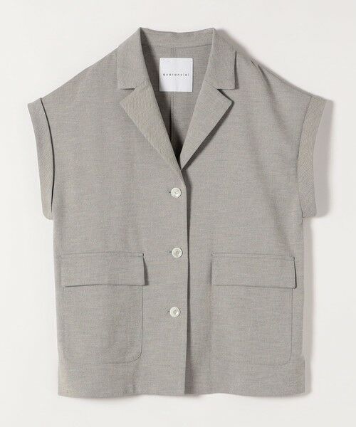 SHIPS / シップス テーラードジャケット | quaranciel: ウーステッド フレンチスリーブ テーラード ジレ ジャケット | 詳細9