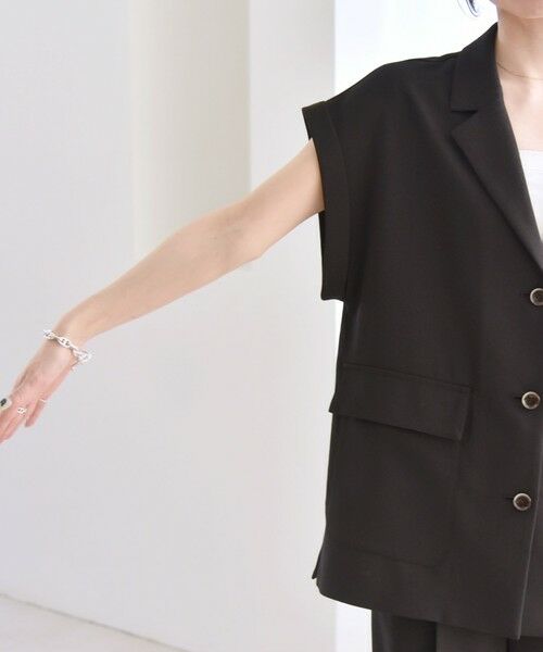 SHIPS / シップス テーラードジャケット | quaranciel: ウーステッド フレンチスリーブ テーラード ジレ ジャケット | 詳細30