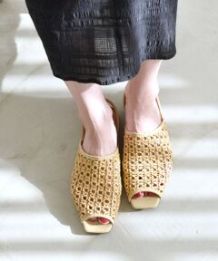 SHIPS / シップス サンダル | quaranciel: メッシュ フラット サンダル