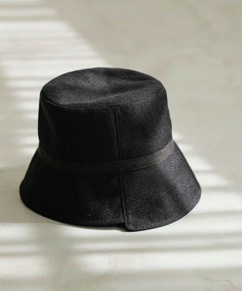 SHIPS / シップス ハット | quaranciel :〈手洗い可能〉リネン ライク リボン バケット ハット | 詳細2
