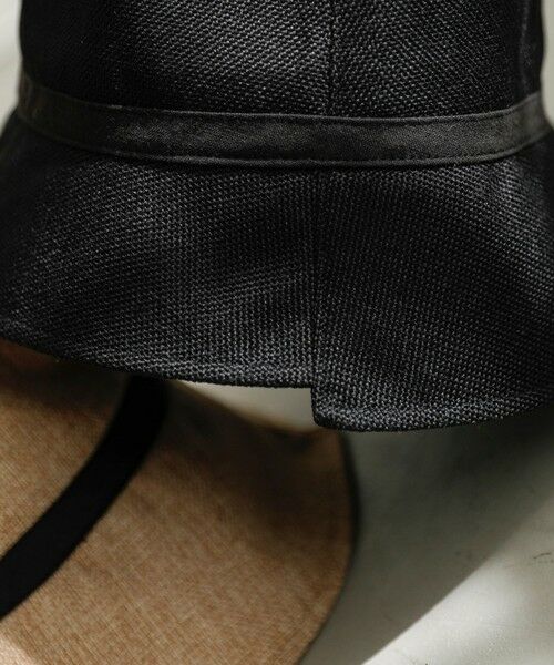 SHIPS / シップス ハット | quaranciel :〈手洗い可能〉リネン ライク リボン バケット ハット | 詳細7