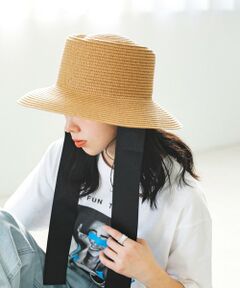 SHIPS / シップス ハット | quaranciel: リボン付き ペーパー ハット