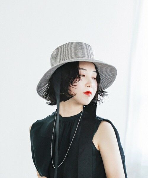 SHIPS / シップス ハット | quaranciel: リボン付き ペーパー ハット | 詳細1