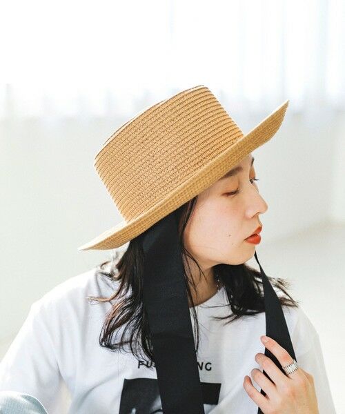 SHIPS / シップス ハット | quaranciel: リボン付き ペーパー ハット | 詳細7