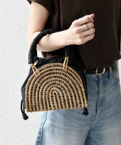 SHIPS / シップス かごバック | TARANGO: ハーフ ラウンド カゴ バッグ