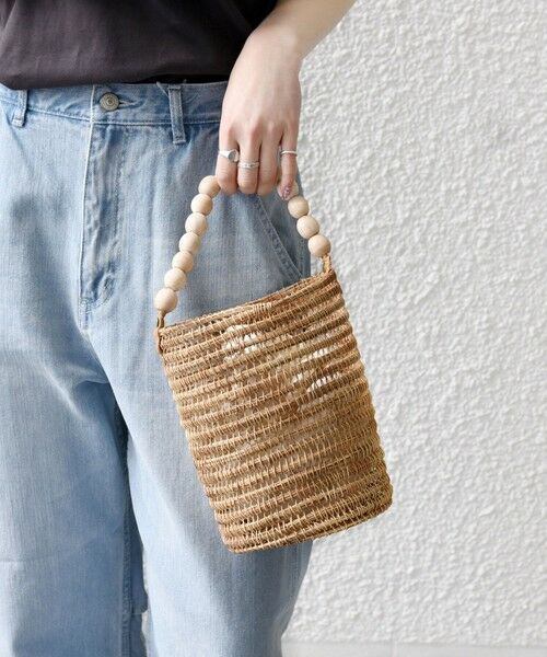 SHIPS / シップス かごバック | TARANGO: ボール ハンドル バケツ カゴ バッグ | 詳細1